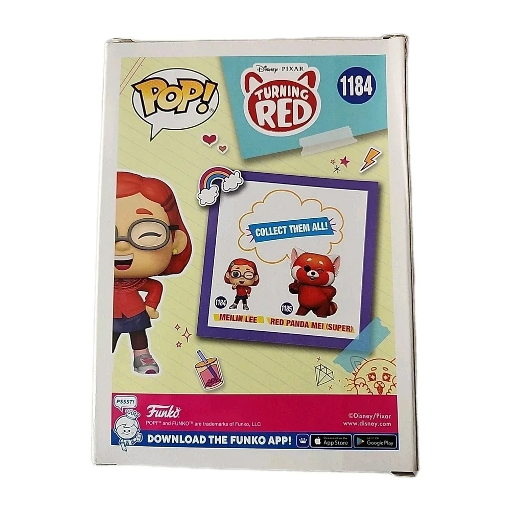 New In Box Funko‎ POP! Disney Pixar Turning Red #1184 Meilin Lee Vinyl Figure
